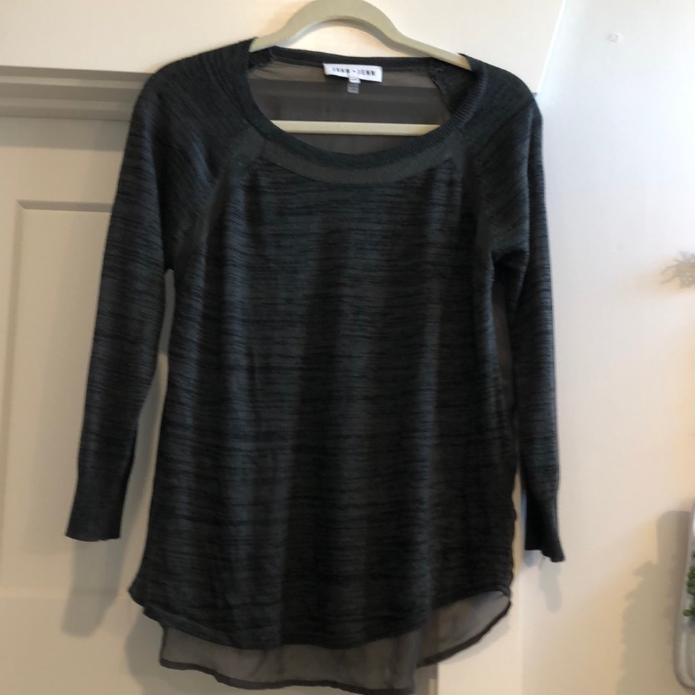 Anthropologie lightwieth 3/4 length sleeve sweater